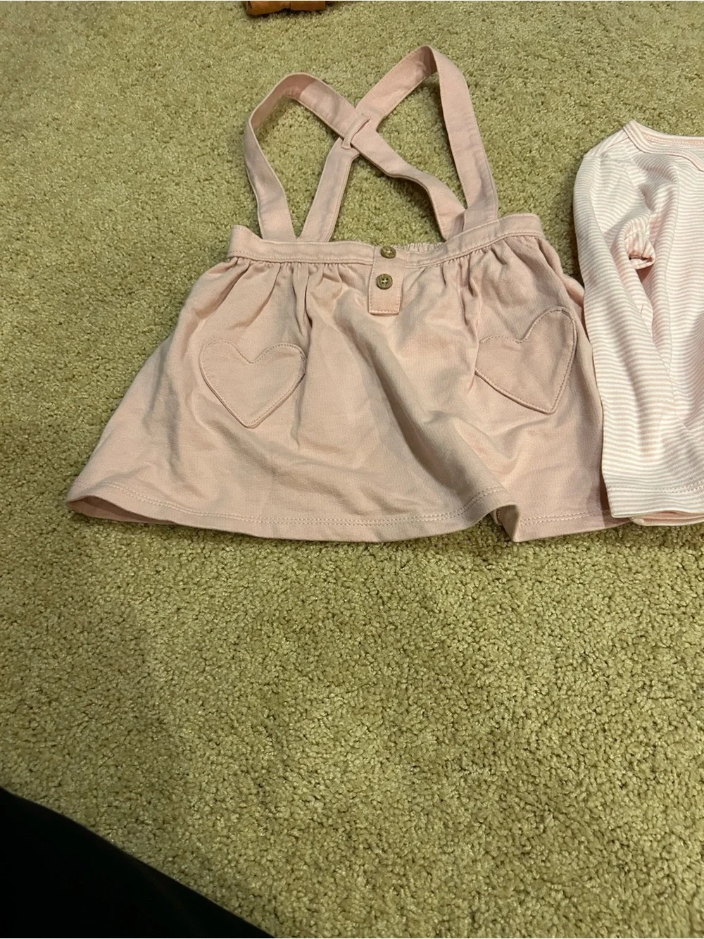 Carter's Light Pink Toddler Skirt with Suspender Detail NWT